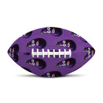 Funny Eggplant Pattern Print Rugby Ball