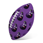 Funny Eggplant Pattern Print Rugby Ball