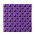 Funny Eggplant Pattern Print Silk Bandana