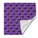 Funny Eggplant Pattern Print Silk Bandana