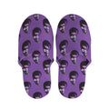 Funny Eggplant Pattern Print Slippers