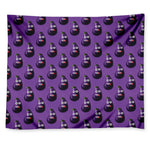 Funny Eggplant Pattern Print Tapestry