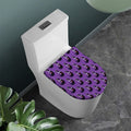 Funny Eggplant Pattern Print Toilet Lid Cover