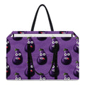 Funny Eggplant Pattern Print Utility Tote Bag