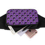 Funny Eggplant Pattern Print Waist Bag