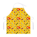 Funny Emoji Pattern Print Adjustable Apron