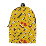 Funny Emoji Pattern Print Backpack