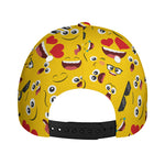 Funny Emoji Pattern Print Baseball Cap