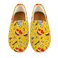 Funny Emoji Pattern Print Casual Shoes