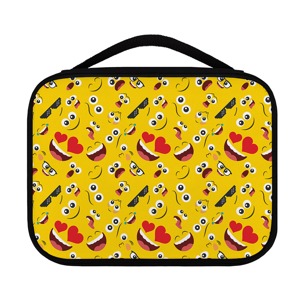 Funny Emoji Pattern Print Classic Bible Case