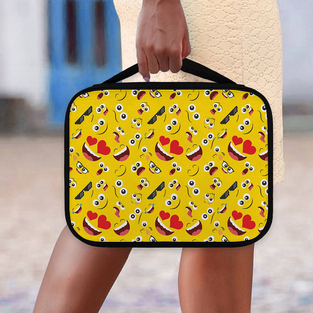 Funny Emoji Pattern Print Classic Bible Case