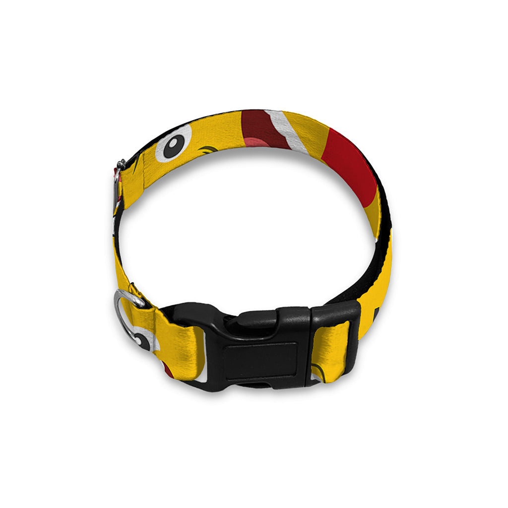 Funny Emoji Pattern Print Dog Collar