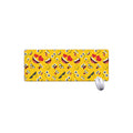 Funny Emoji Pattern Print Extended Mouse Pad