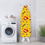 Funny Emoji Pattern Print Ironing Board Cover