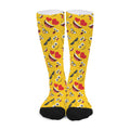Funny Emoji Pattern Print Long Socks