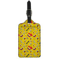 Funny Emoji Pattern Print Luggage Tag