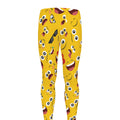 Funny Emoji Pattern Print Men's Leggings