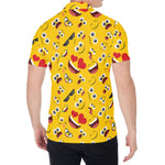Funny Emoji Pattern Print Men's Shirt