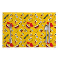 Funny Emoji Pattern Print Placemat