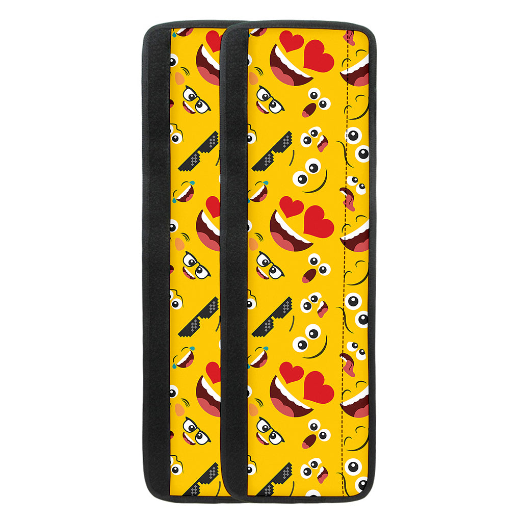 Funny Emoji Pattern Print Refrigerator Handle Covers