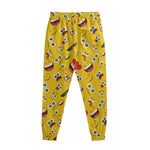 Funny Emoji Pattern Print Sweatpants