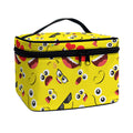 Funny Emoji Pattern Print Travel Makeup Bag