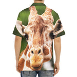 Funny Giraffe Print Aloha Shirt