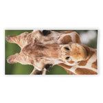 Funny Giraffe Print Beach Towel