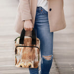 Funny Giraffe Print Bible Tote Bag