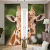 Funny Giraffe Print Blackout Pencil Pleat Curtains