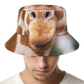 Funny Giraffe Print Bucket Hat