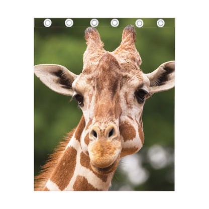 Funny Giraffe Print Curtain