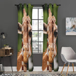 Funny Giraffe Print Curtain