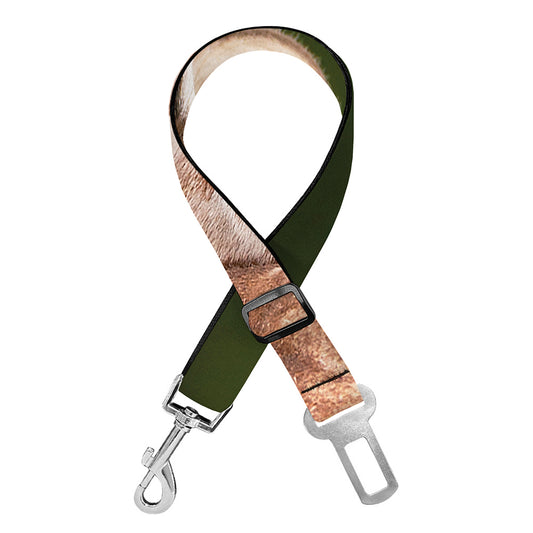 Funny Giraffe Print Dog Seat Belt