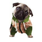 Funny Giraffe Print Dog Zip Up Hoodie