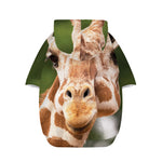 Funny Giraffe Print Dog Zip Up Hoodie