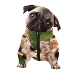 Funny Giraffe Print Dog Zip Up Jacket