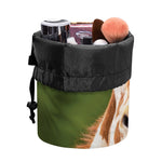 Funny Giraffe Print Drawstring Makeup Bag
