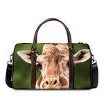 Funny Giraffe Print Duffle Bag