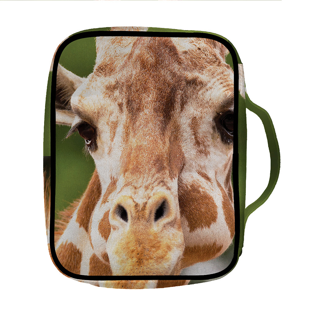 Funny Giraffe Print Front Pocket Bible Bag