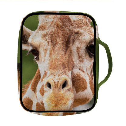 Funny Giraffe Print Front Pocket Bible Bag