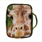 Funny Giraffe Print Front Pocket Bible Bag