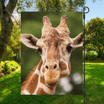 Funny Giraffe Print Garden Flag