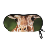 Funny Giraffe Print Glasses Case