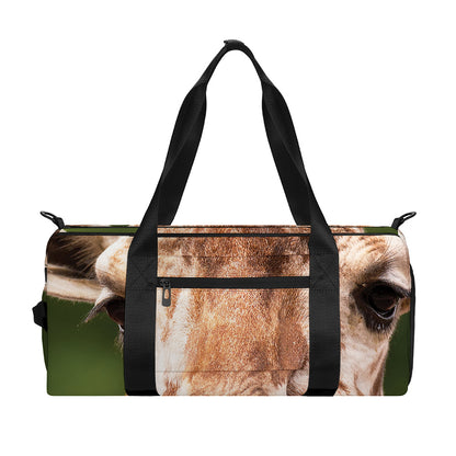 Funny Giraffe Print Gym Bag