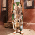 Funny Giraffe Print Harem Pants