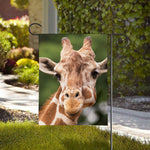 Funny Giraffe Print House Flag
