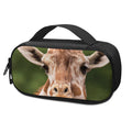 Funny Giraffe Print Portable Cooler Travel Case