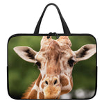 Funny Giraffe Print Laptop Sleeve With Handle