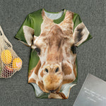 Funny Giraffe Print Men's Bodysuit